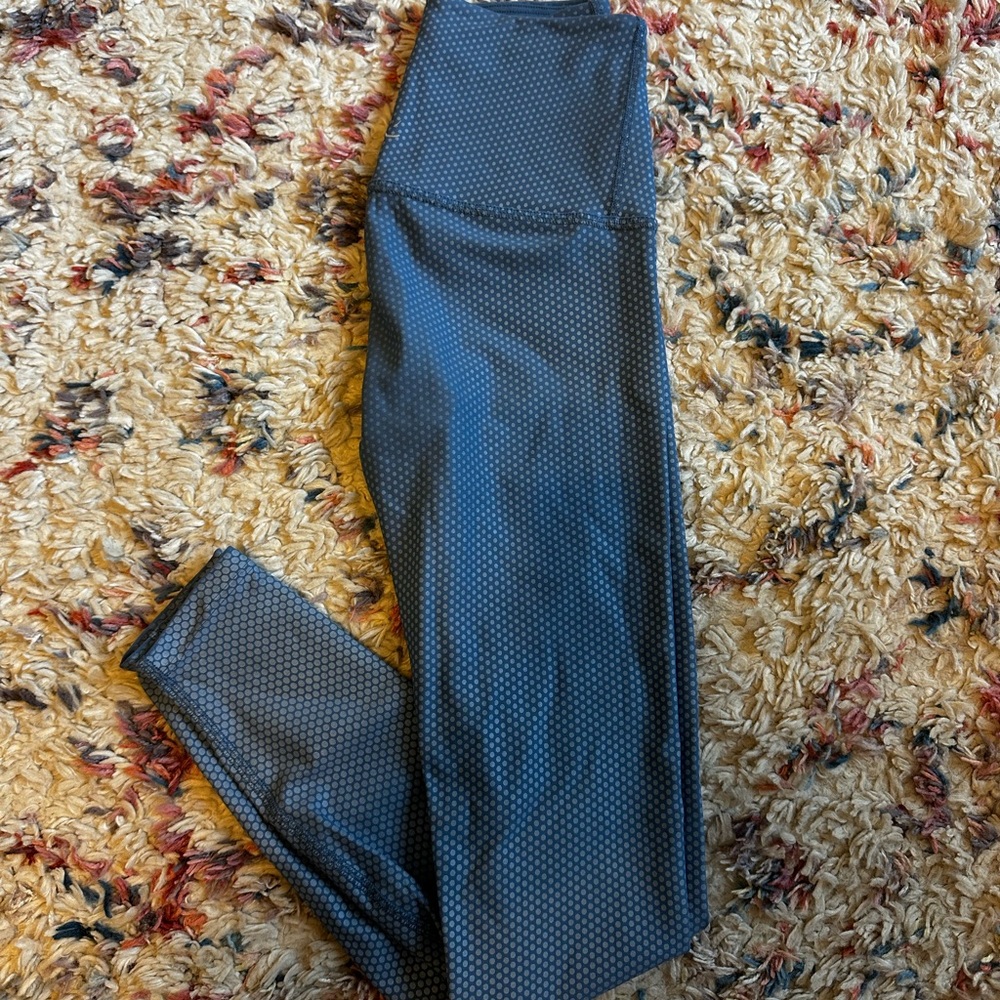 Blue and white Patterned Leggings